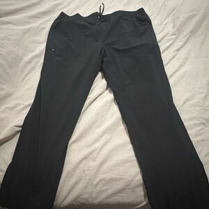 Eddie Bauer Womens Ranier Fleece Lined Jogger Pants Black Sz 24W (46x31.5)